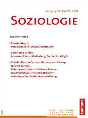 cover image of Soziologie 02/2024